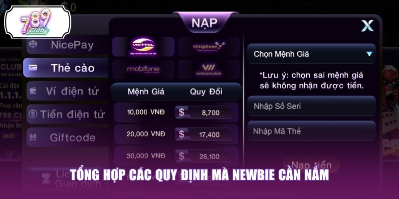 Tổng hợp các quy định mà newbie cần nắm